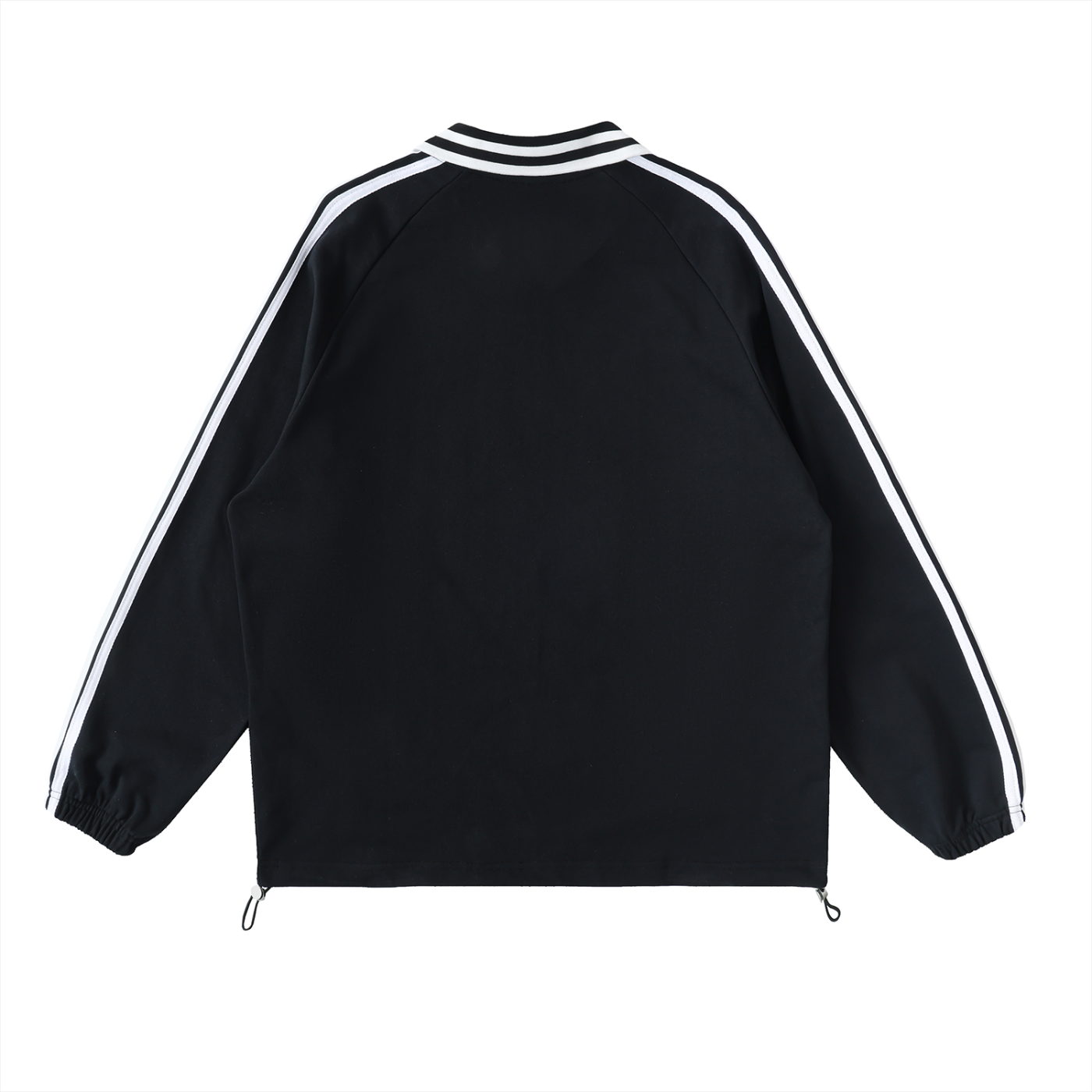Jesus Paid It All - Contrast Striped Lapel Collar Sweatshirt
