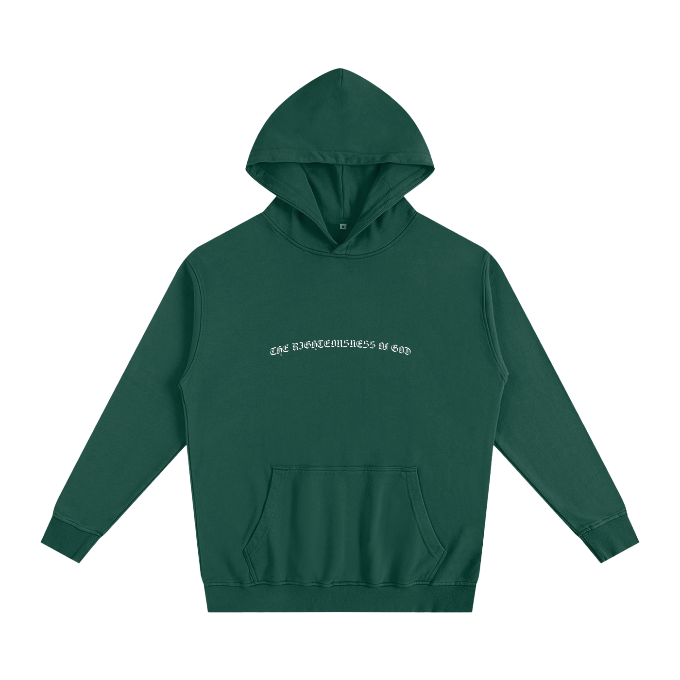 The Righteousness of God (Old English) - Oversized Essential Hoodie