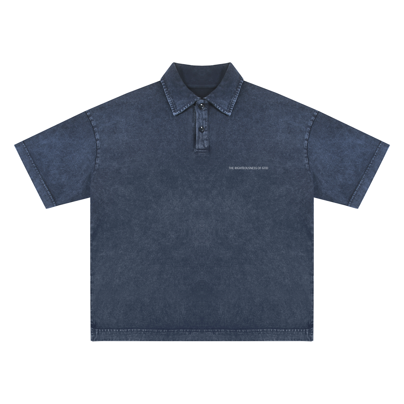 The Righteousness of God - Heavyweight Snow-Washed Polo T-Shirt