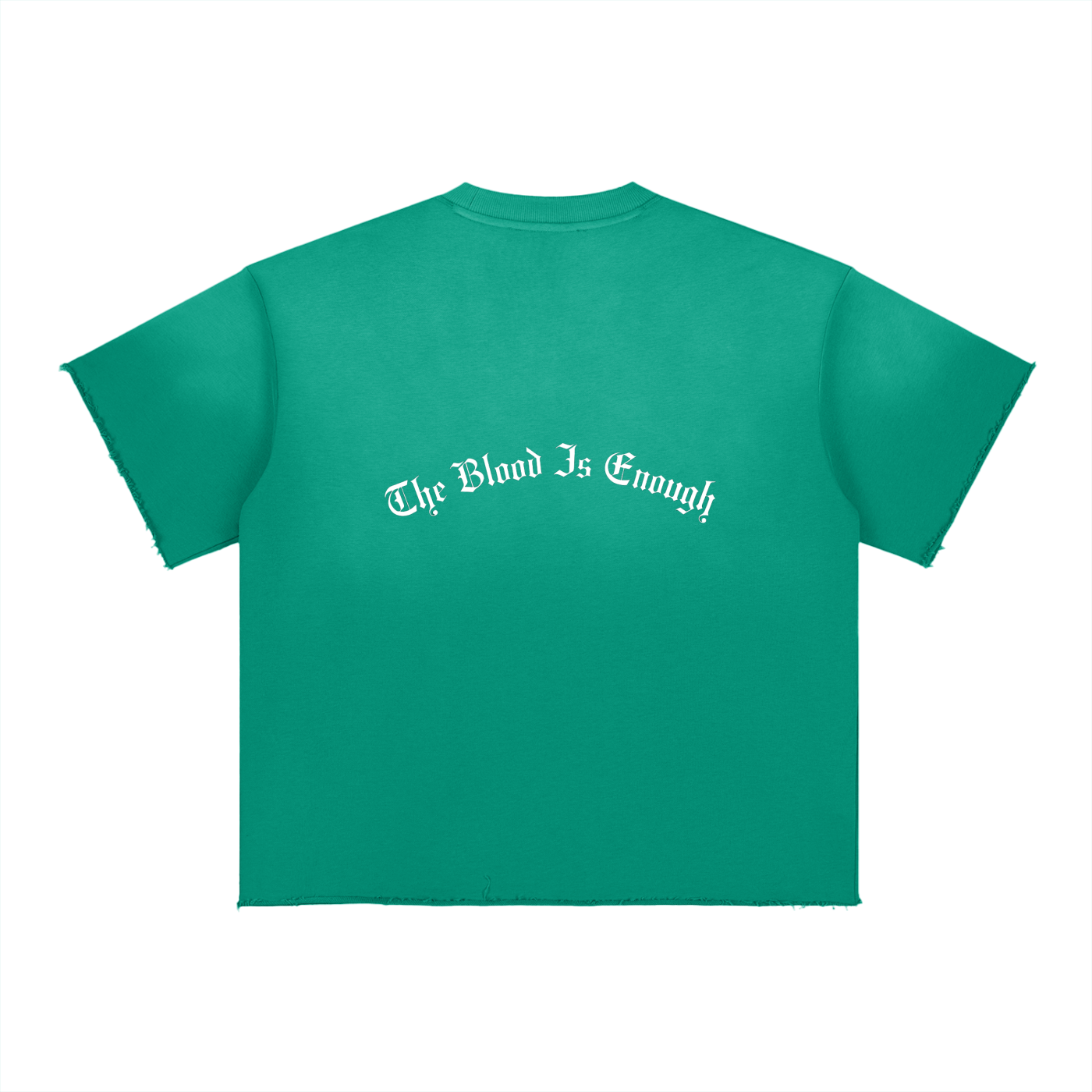The Blood Is Enough - Sun Fade Raw Edge T-Shirt