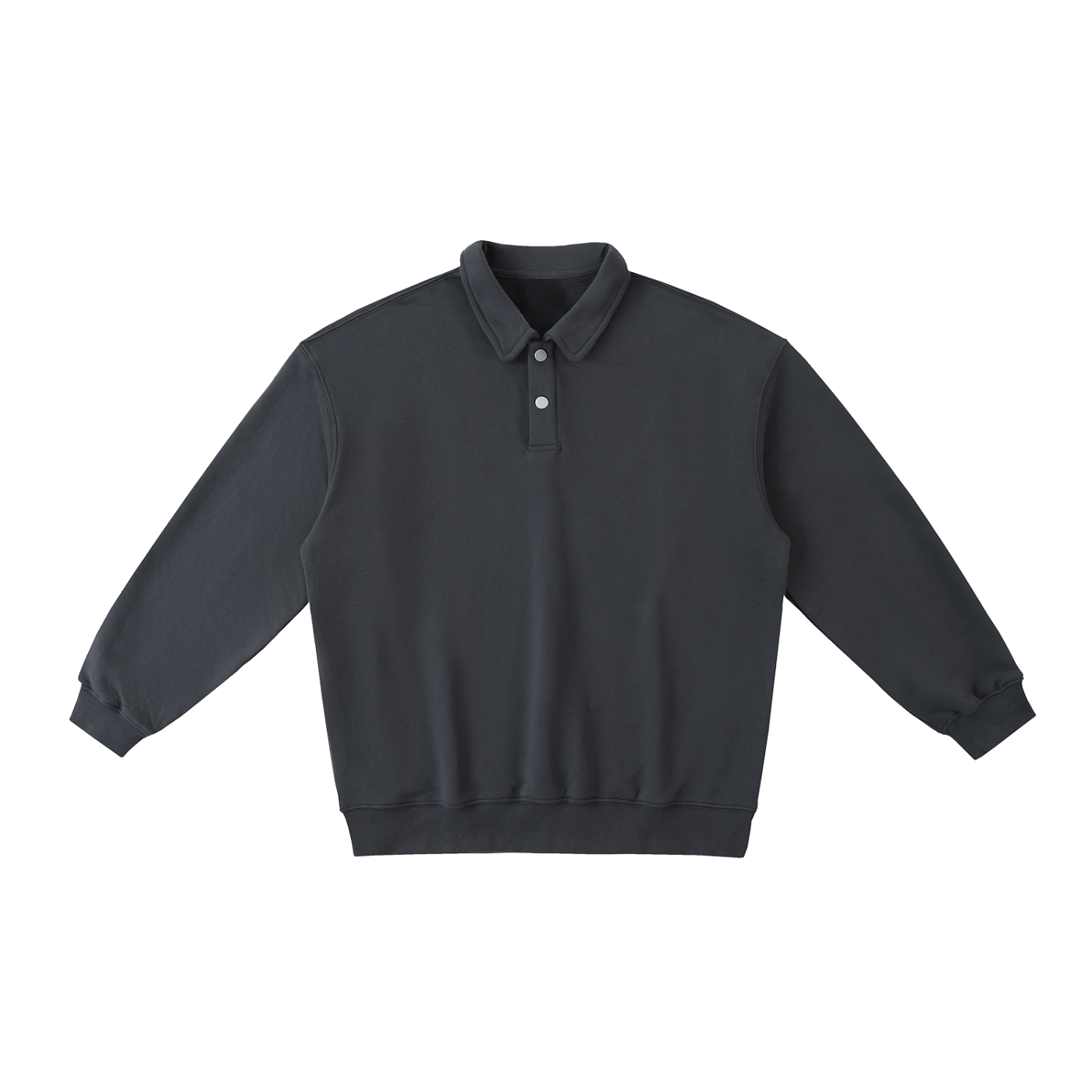 Fundamental - Heavyweight Polo-Collar Sweatshirt