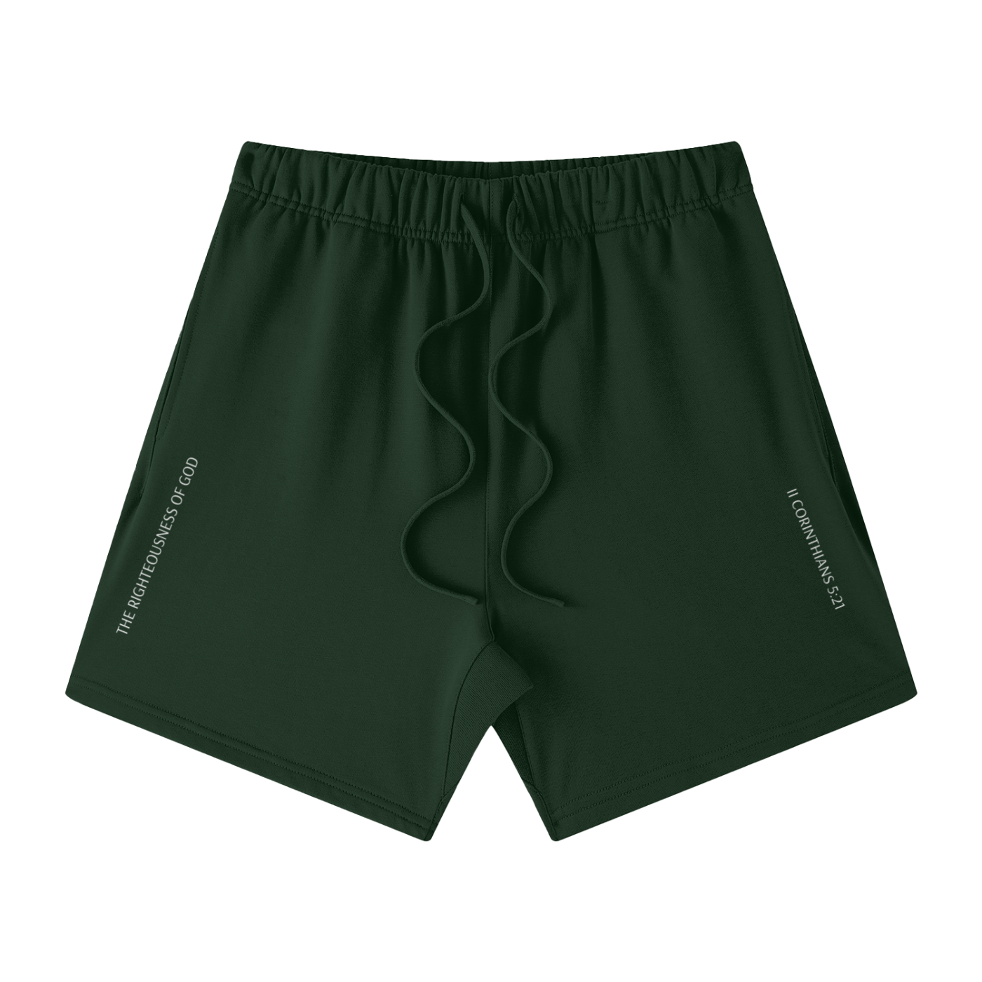 The Righteousness of God - Streetwear Unisex Heavyweight Earth Tone Loose Fit FOG 100% Cotton Shorts