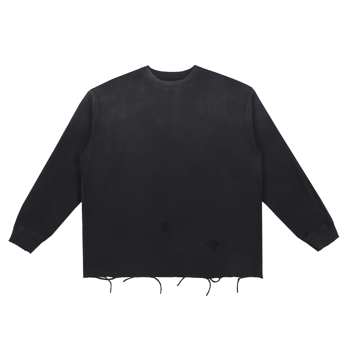 Forgiven - Snow Wash Raw Edge Cotton T-Shirt