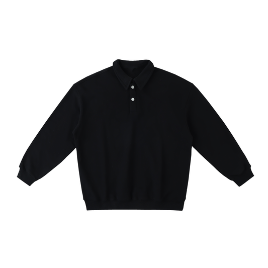 Fundamental - Heavyweight Polo-Collar Sweatshirt
