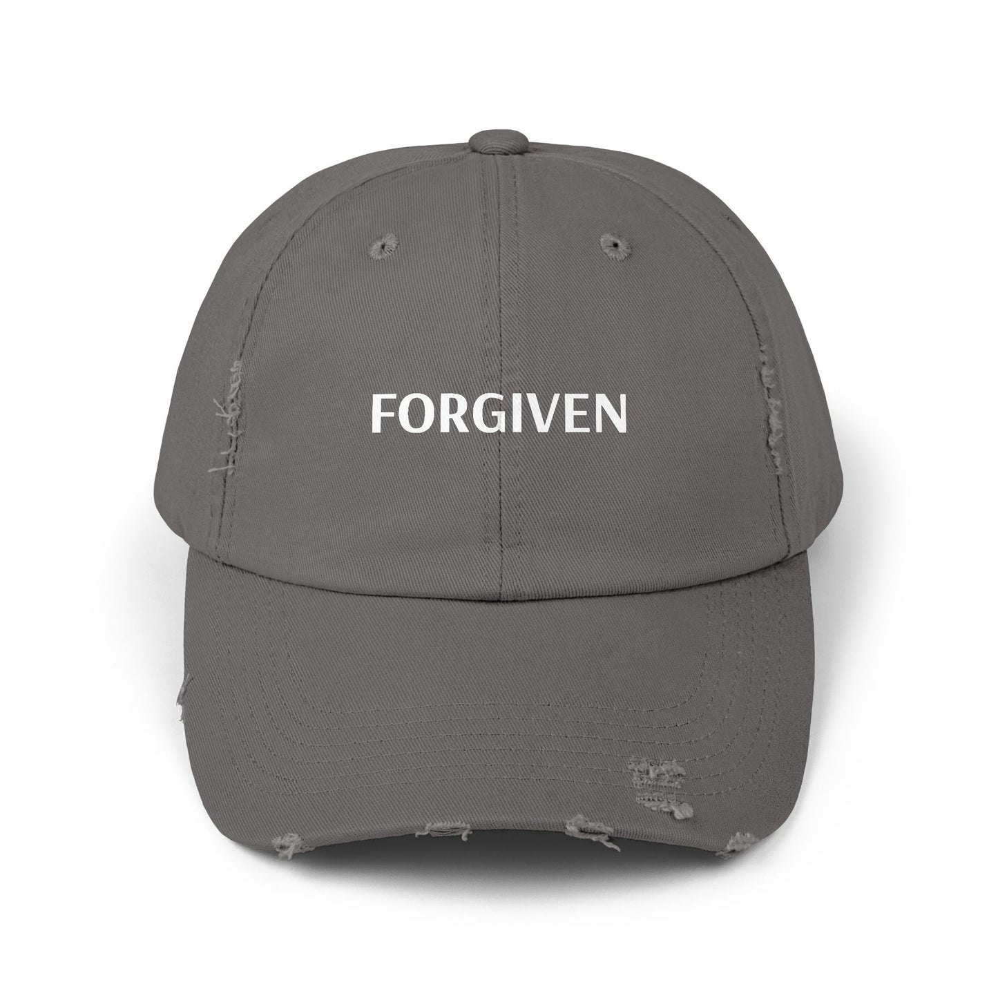 Forgiven - Distressed Casual Cap