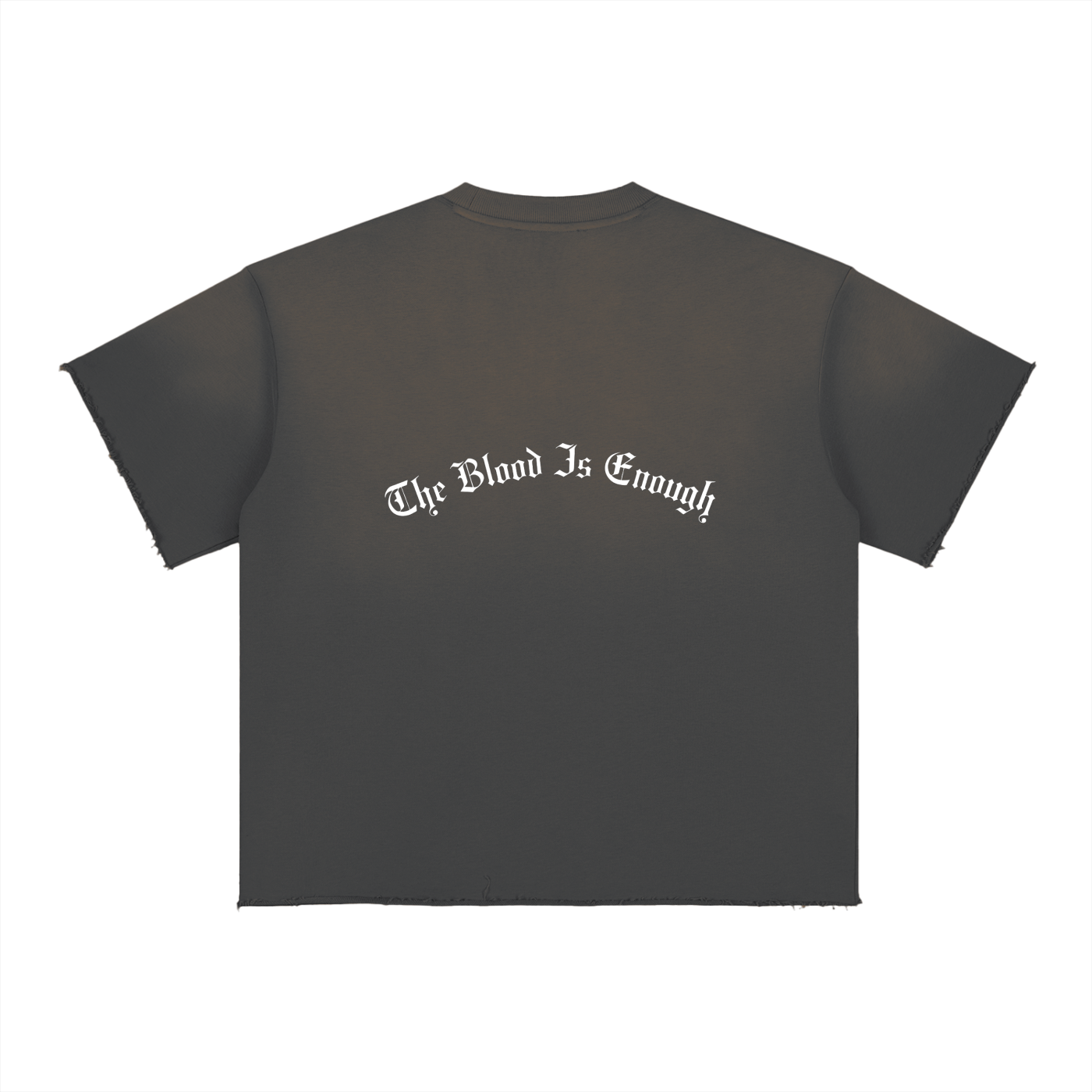 The Blood Is Enough - Sun Fade Raw Edge T-Shirt