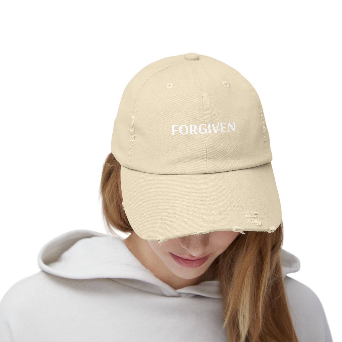 Forgiven - Distressed Casual Cap