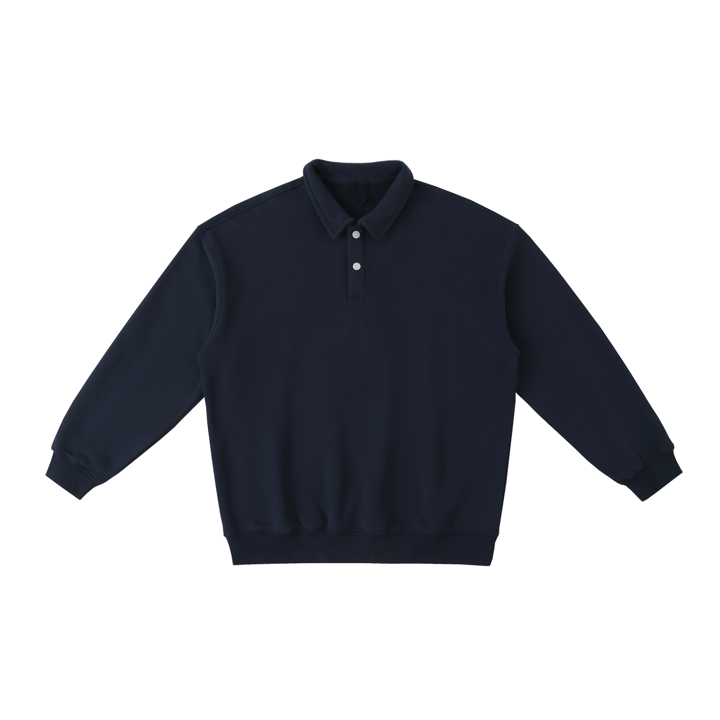 Fundamental - Heavyweight Polo-Collar Sweatshirt