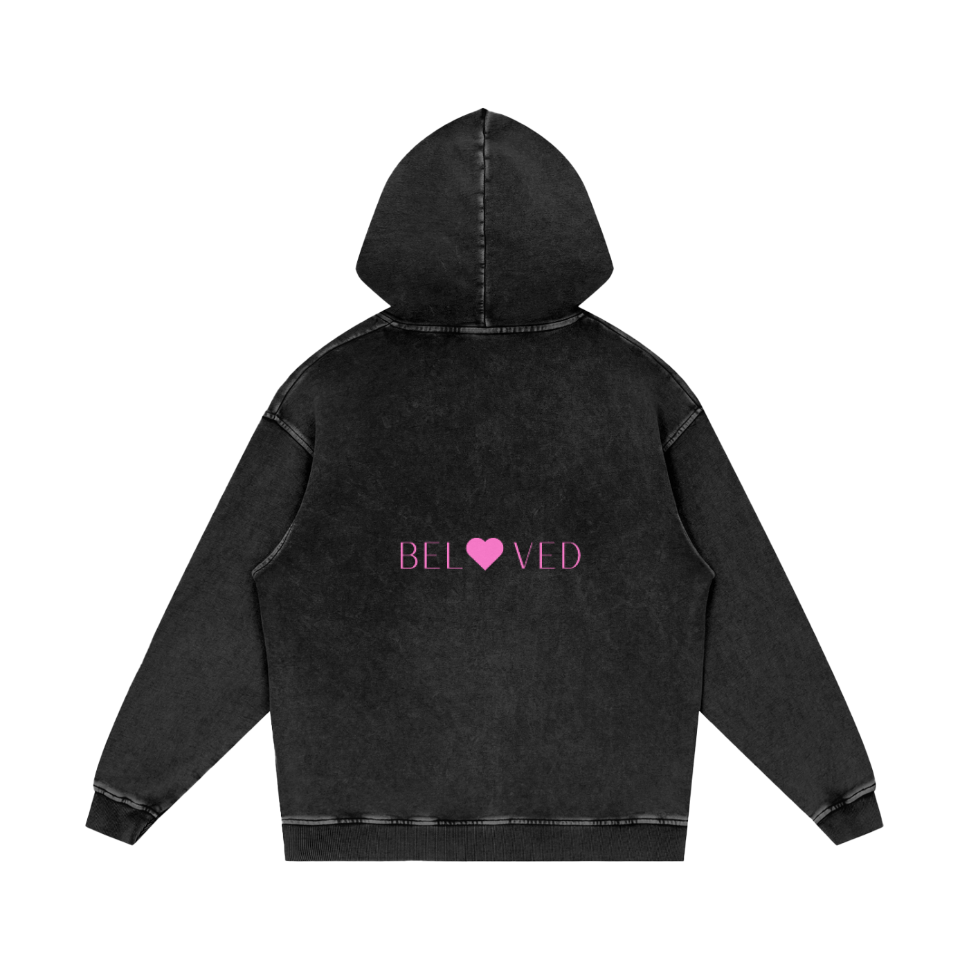 Beloved - Acid Wash Oversize Hoodie - 420 GSM