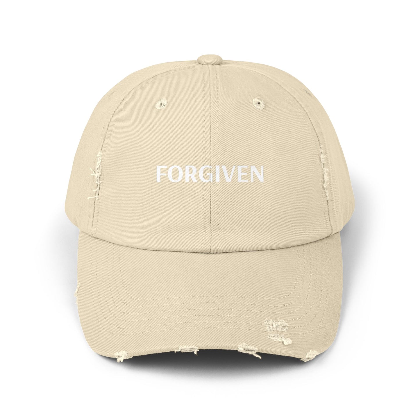 Forgiven - Distressed Casual Cap