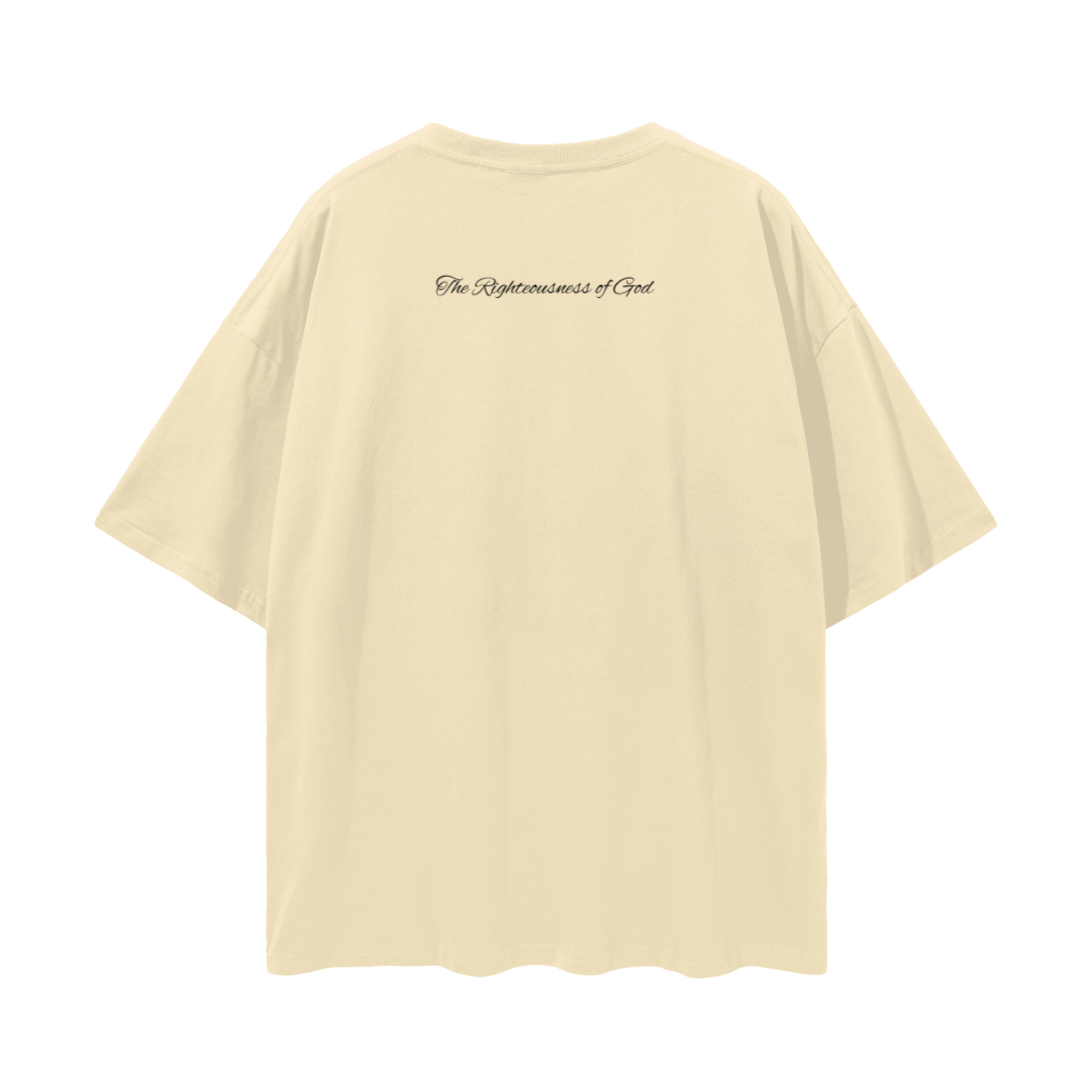 Jesus Paid It All - Oversize Deep Drop Shoulder Tee - 190 GSM
