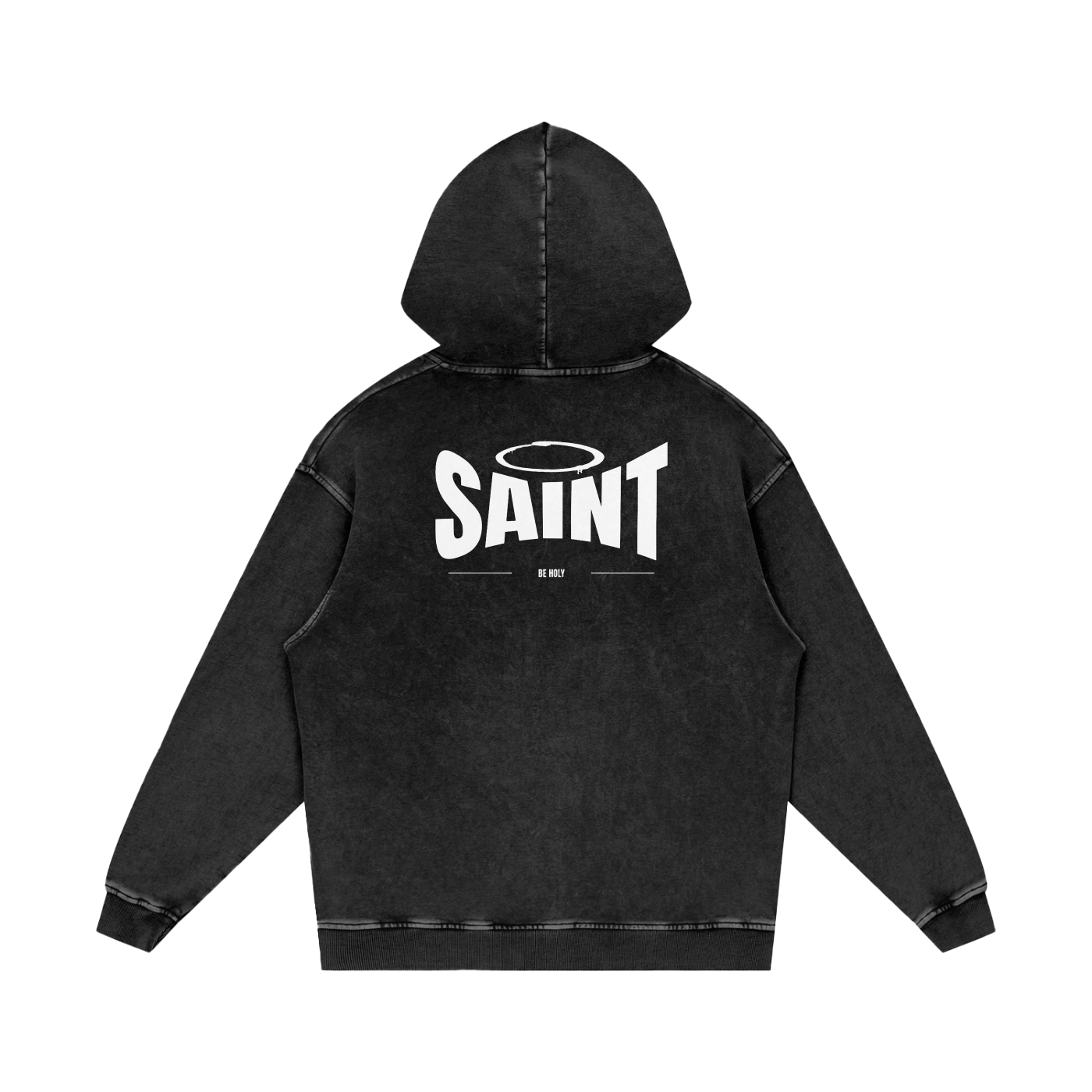 Saint - Acid Wash Oversize Hoodie - 420 GSM
