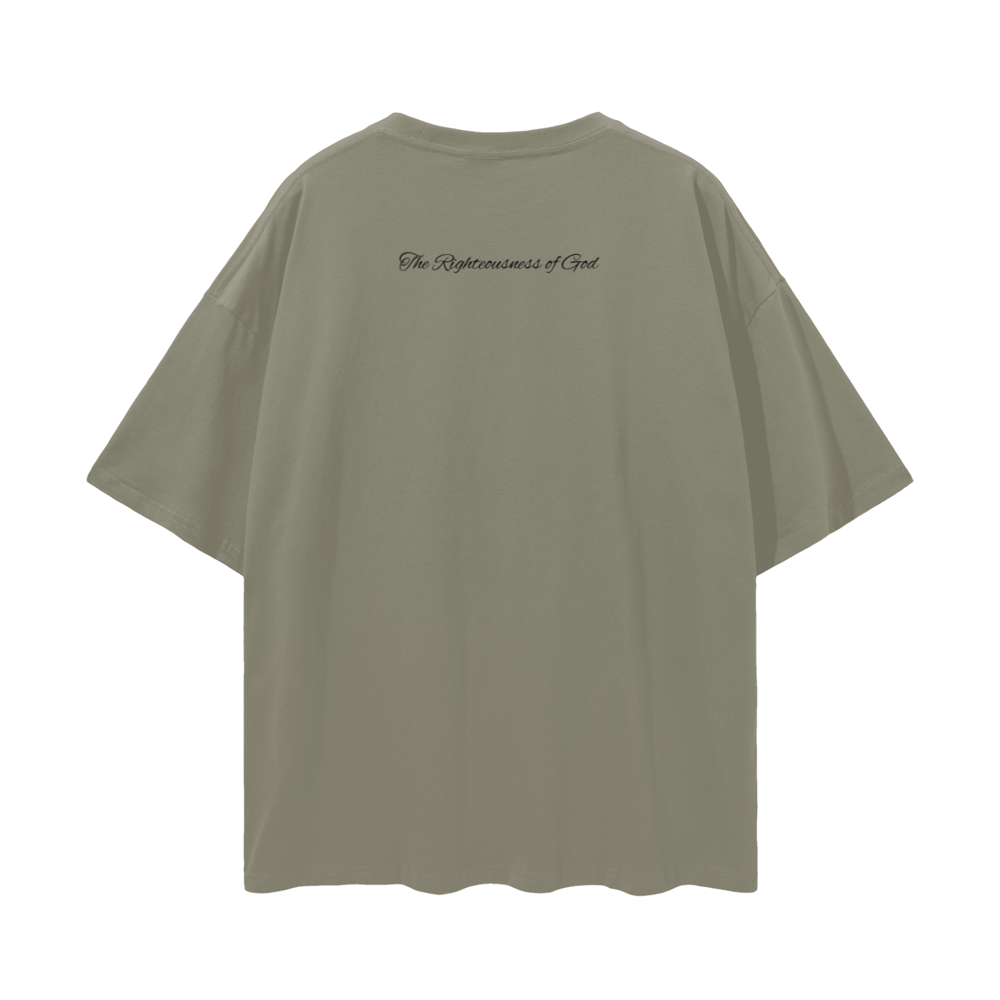Jesus Paid It All - Oversize Deep Drop Shoulder Tee - 190 GSM