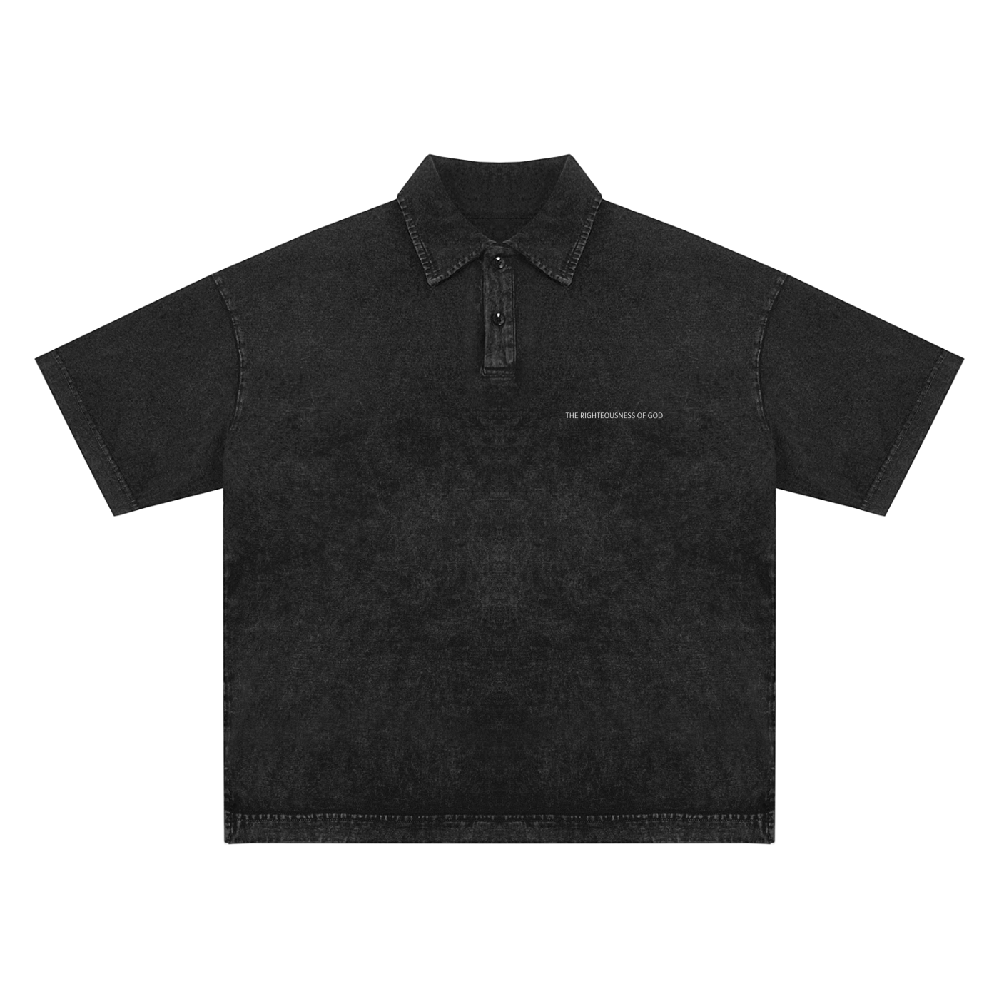 The Righteousness of God - Heavyweight Snow-Washed Polo T-Shirt