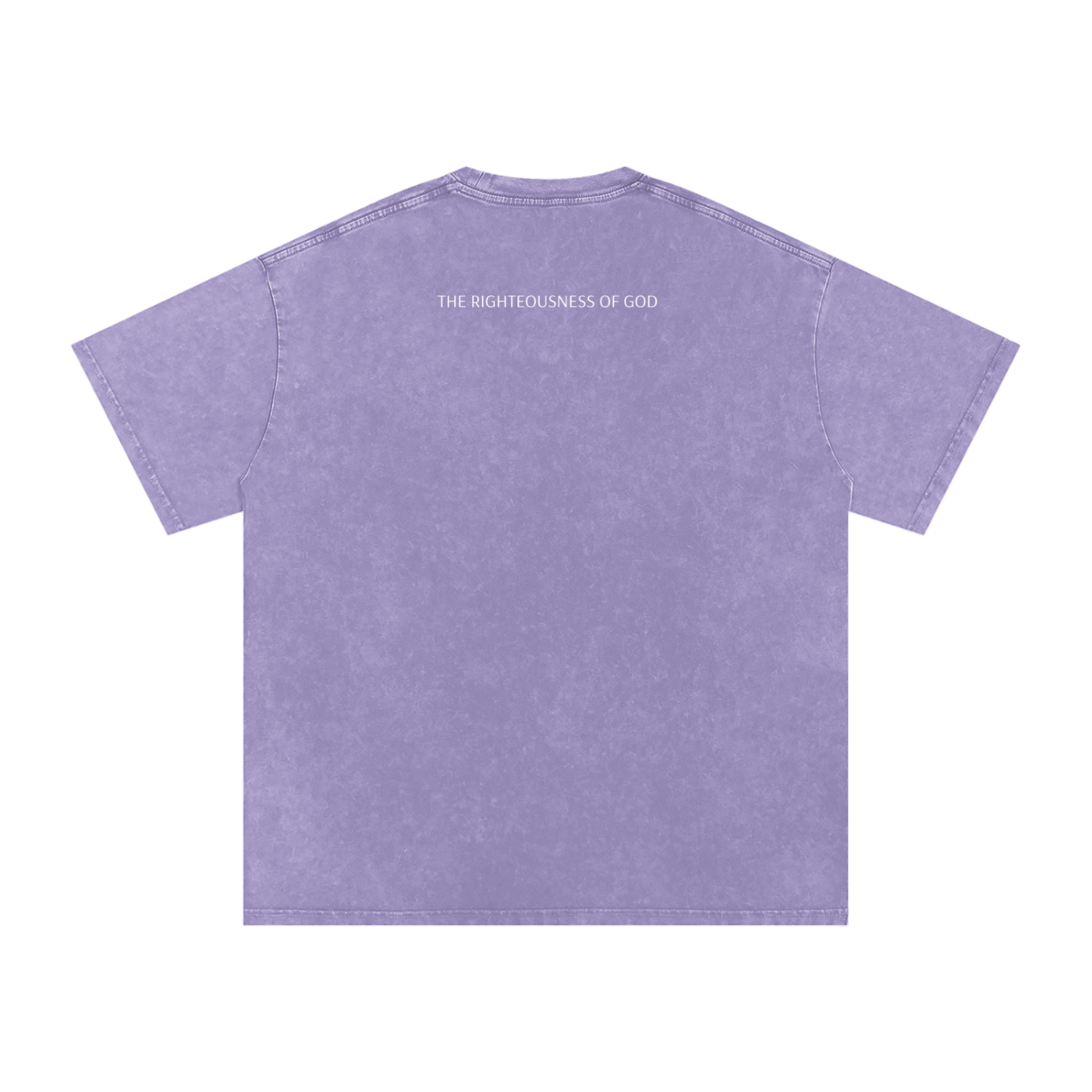 Only By the Blood (Front) - Acid Wash Oversize T-Shirt - 250 GSM