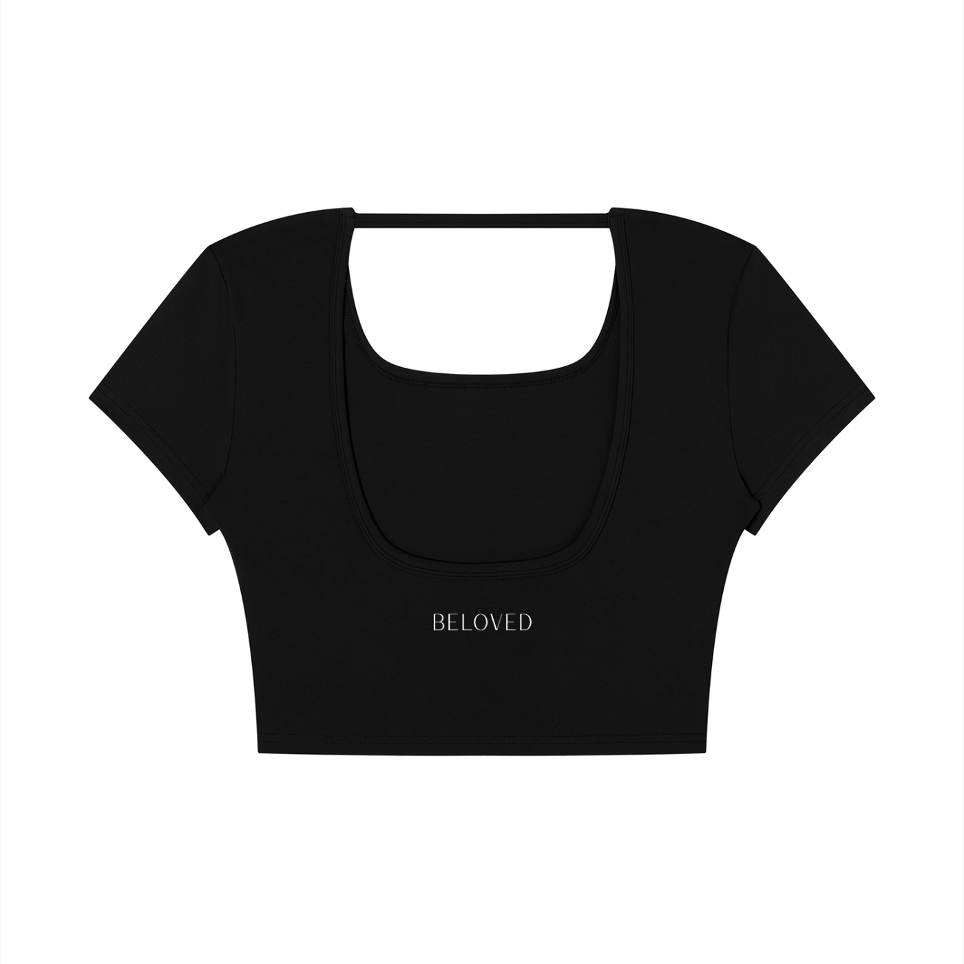 Beloved - Women's Square Neck Crop T-Shirt