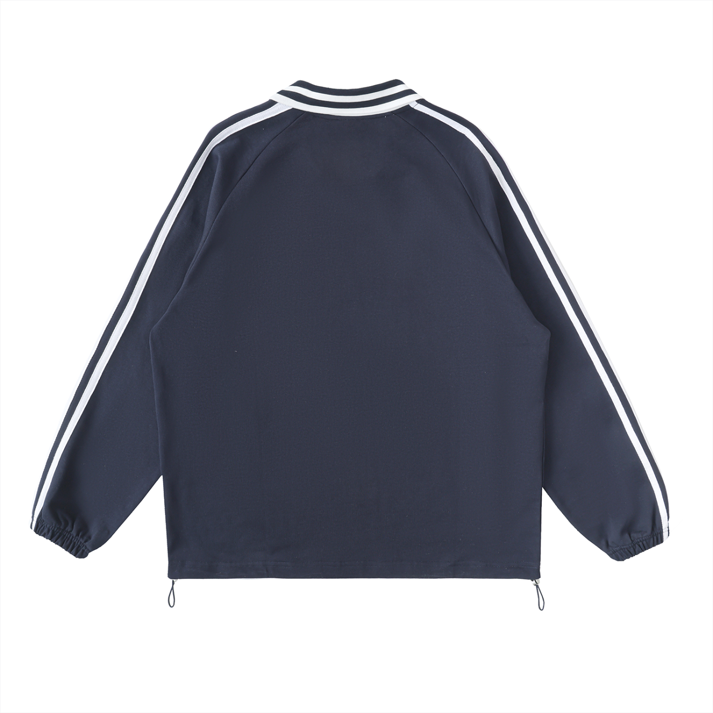 Jesus Paid It All - Contrast Striped Lapel Collar Sweatshirt
