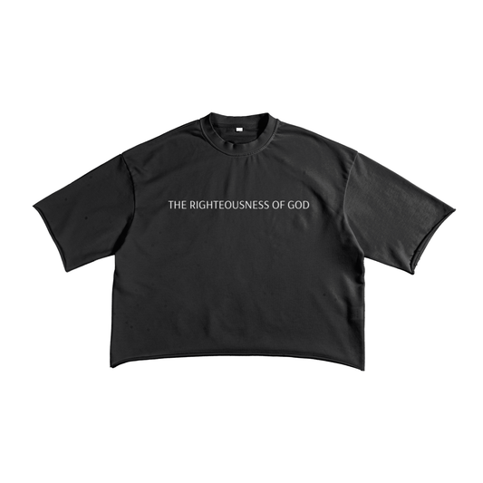 The Righteousness of God - French Terry Raw Edge T-shirt