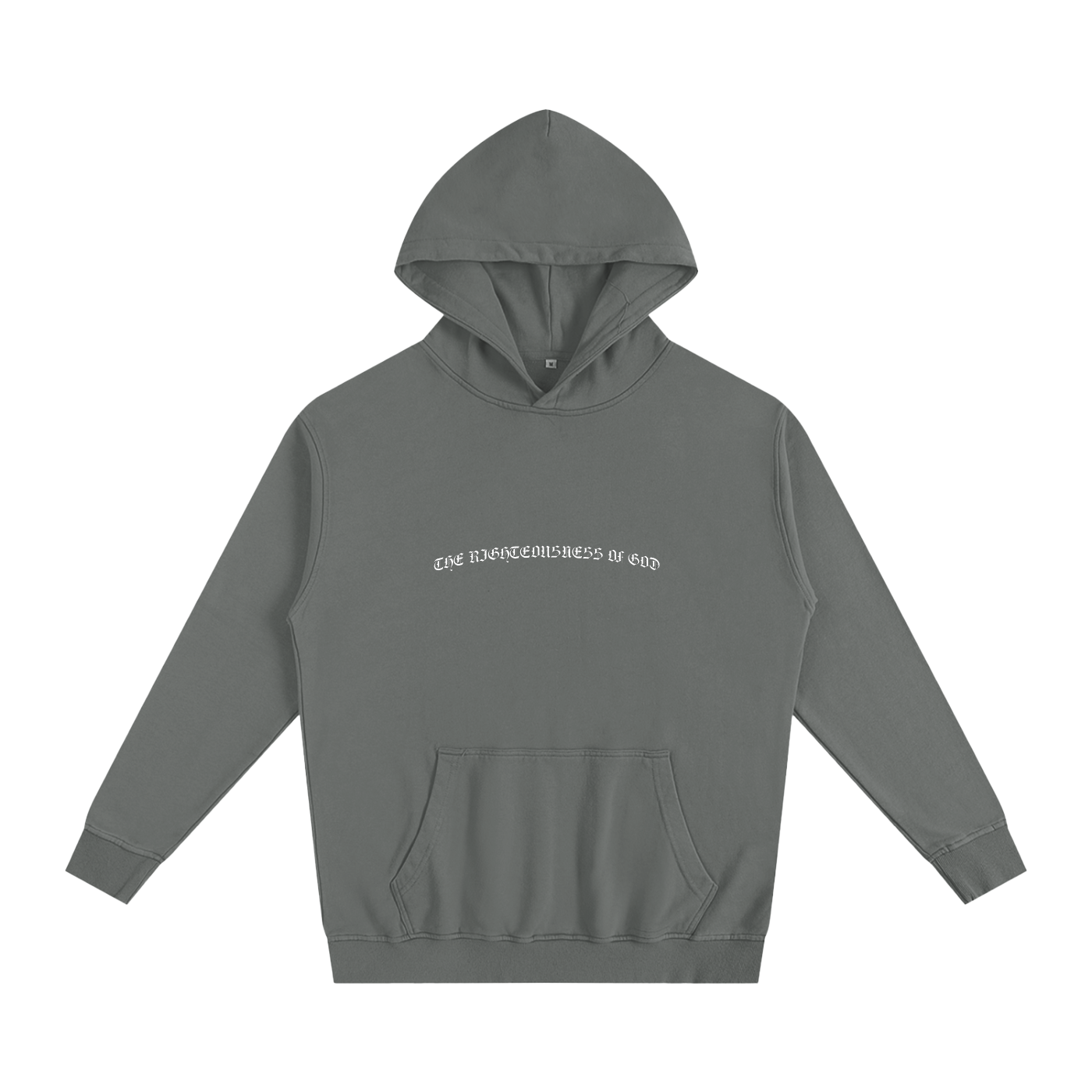 The Righteousness of God (Old English) - Oversized Essential Hoodie