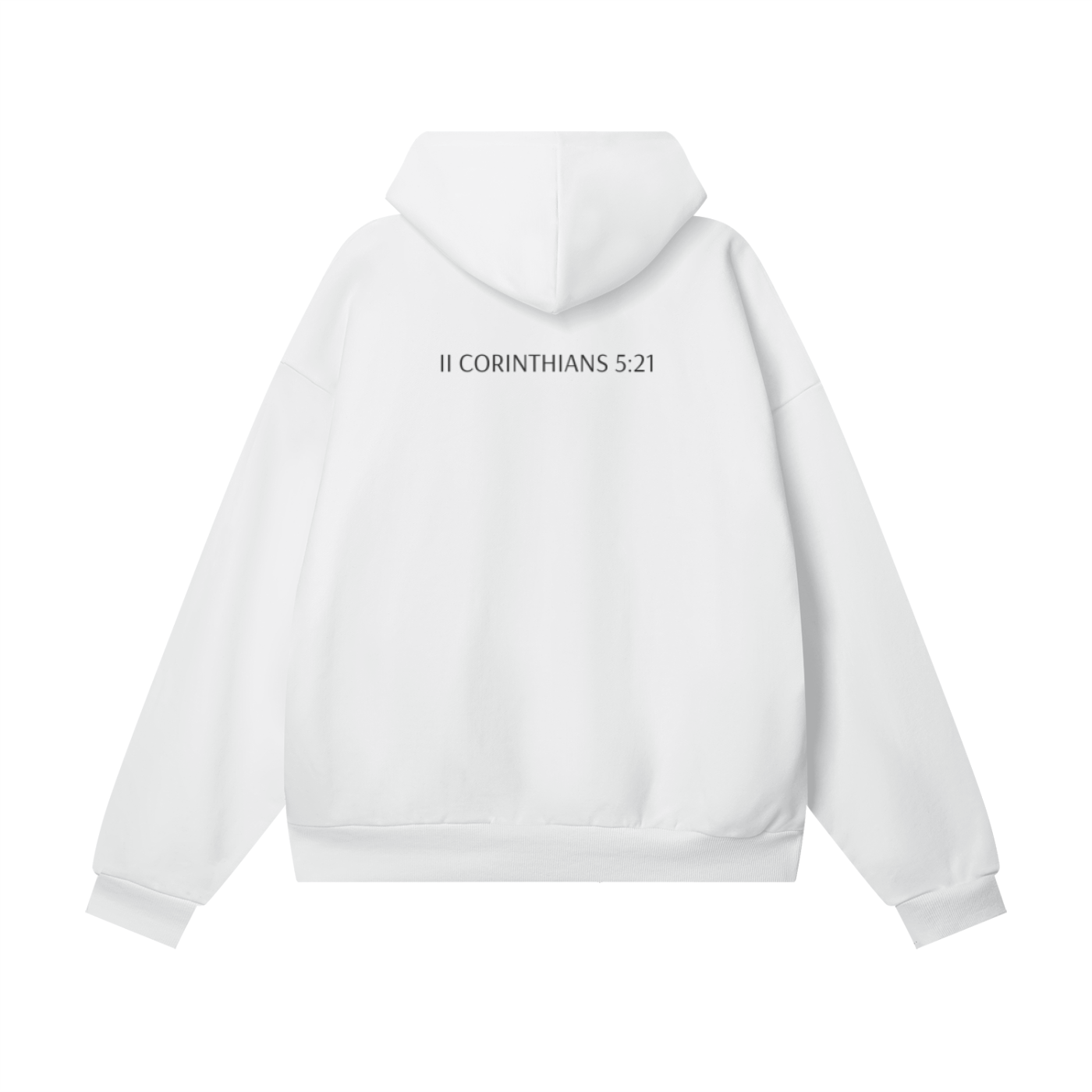 The Righteousness of God - Oversize Heavyweight Hidden Pocket Fleece Hoodie - 460 GSM