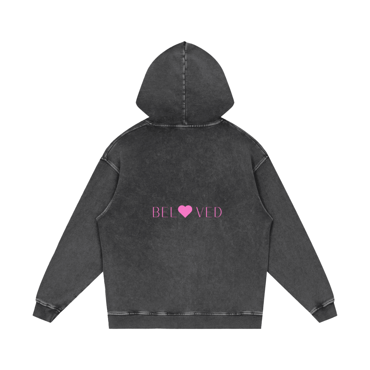 Beloved - Acid Wash Oversize Hoodie - 420 GSM