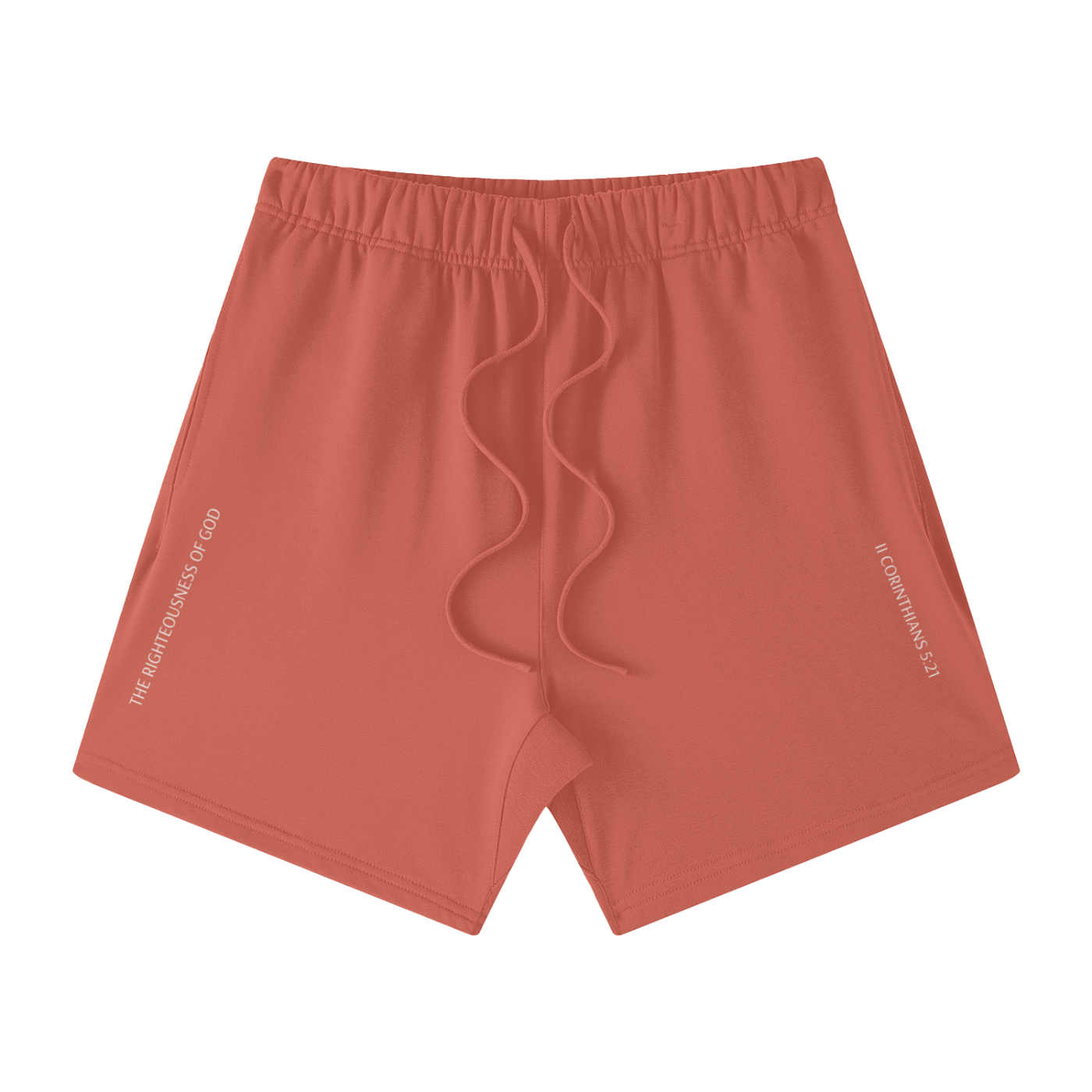 The Righteousness of God - Streetwear Unisex Heavyweight Earth Tone Loose Fit FOG 100% Cotton Shorts