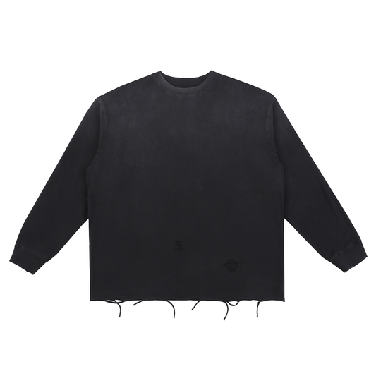 Forgiven - Snow Wash Raw Edge Cotton T-Shirt