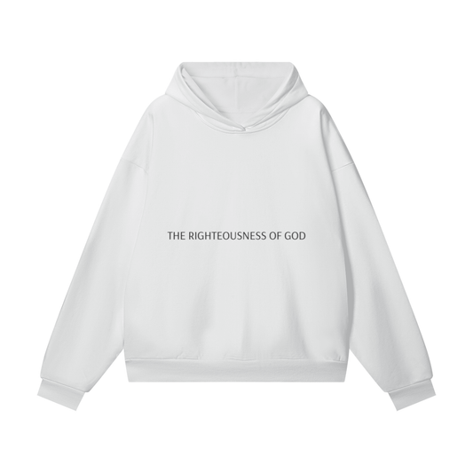 The Righteousness of God - Oversize Heavyweight Hidden Pocket Fleece Hoodie - 460 GSM