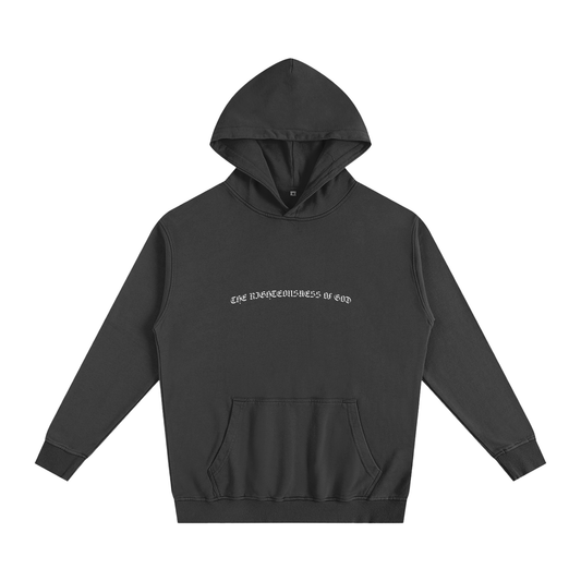 The Righteousness of God (Old English) - Oversized Essential Hoodie