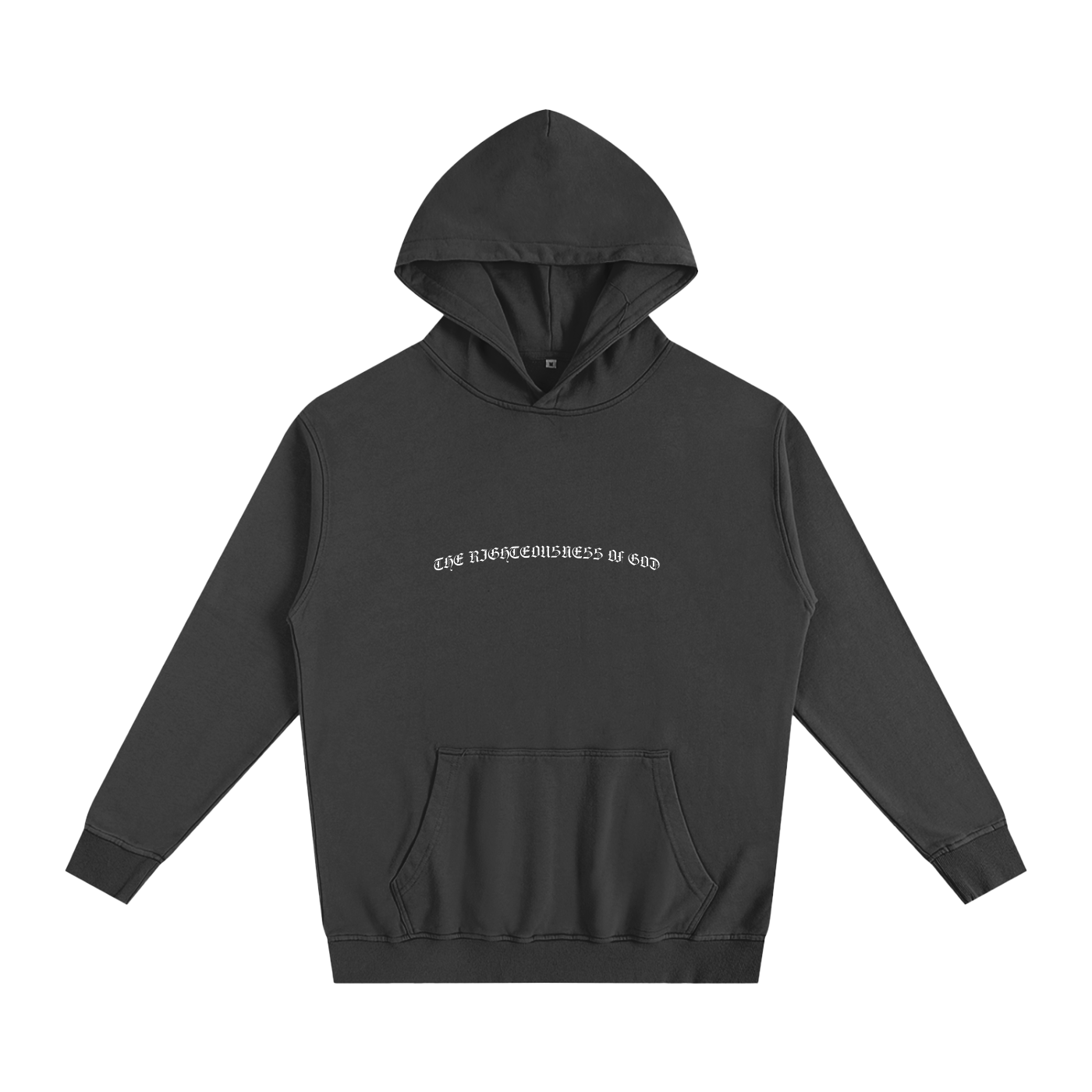 The Righteousness of God (Old English) - Oversized Essential Hoodie
