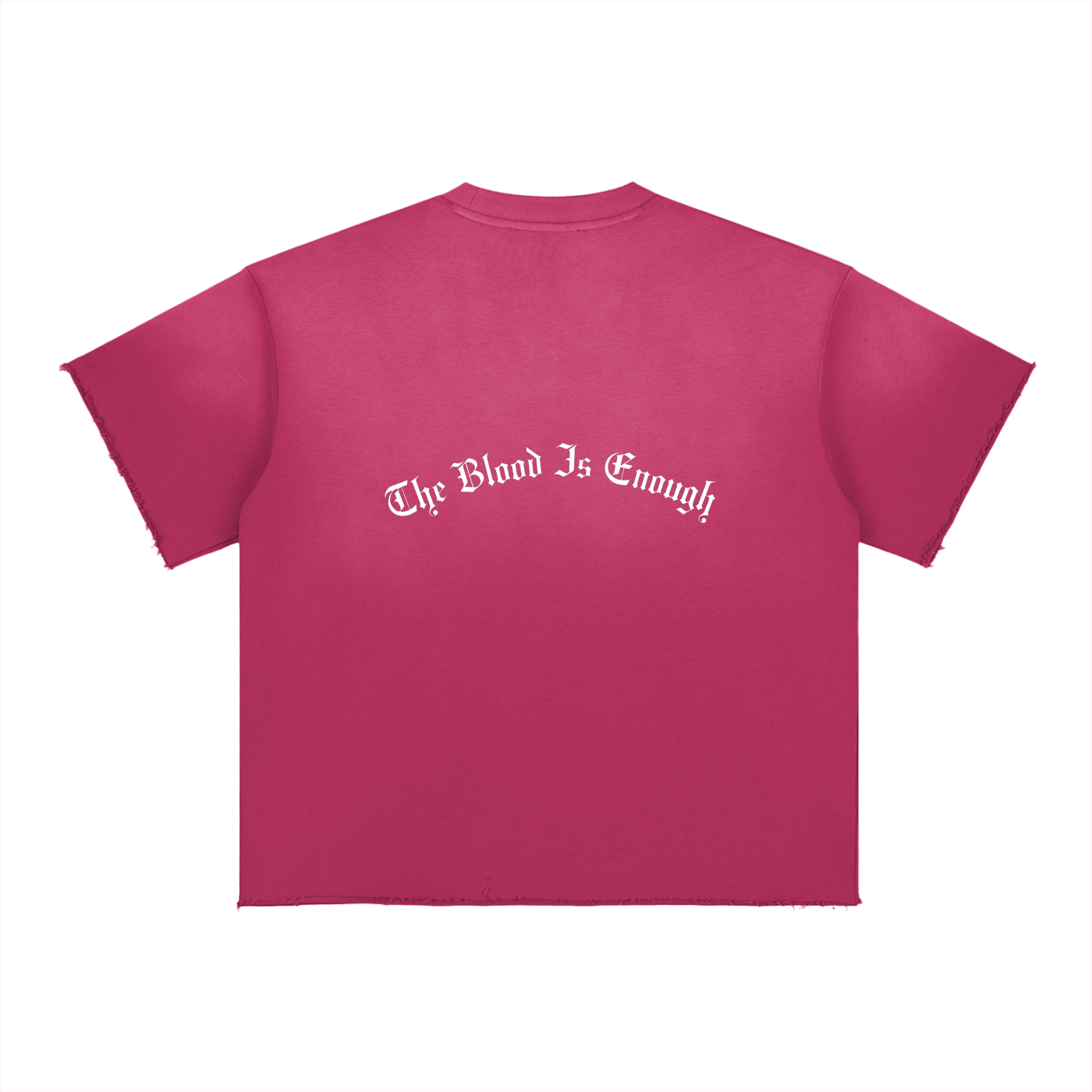 The Blood Is Enough - Sun Fade Raw Edge T-Shirt
