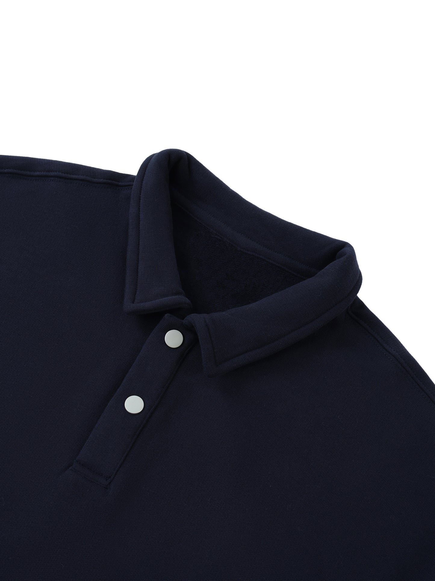 Fundamental - Heavyweight Polo-Collar Sweatshirt